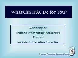 What Can IPAC Do for You?