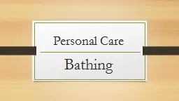 Personal Care Bathing Personal Care