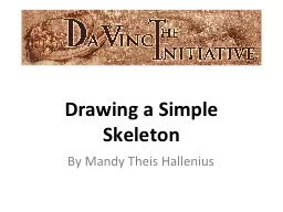 Drawing a Simple Skeleton