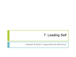 7   Leading Self  Neubert &