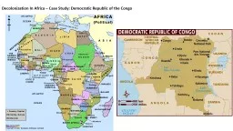 Decolonization In Africa – Case Study: Democratic Republic of the Congo