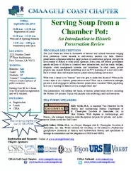 Serving Soup from a Chamber Pot An Introduction to His