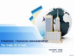 Strategic  Financial Management
