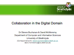 Collaboration in the Digital Domain