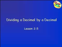 Dividing a Decimal by a Decimal
