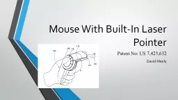 Mouse With Built-In Laser Pointer