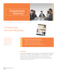 ACHIEVE GREATER RESULTS BY CHAMPIONING THE DIVERSITY O