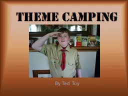 Theme Camping By Ted Toy