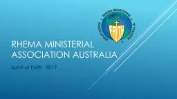 Rhema ministerial association Australia