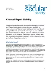 Last updated December  Chancel Repair Liability Under