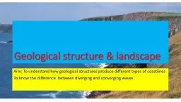 Geological structure & landscape