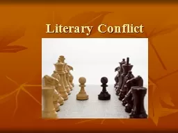 Literary Conflict  Conflict