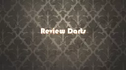 Review Darts  Rules  Choose a dart board.
