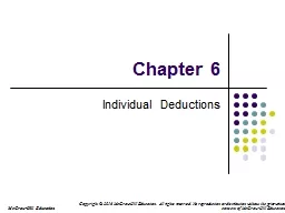 Chapter 6 Individual Deductions