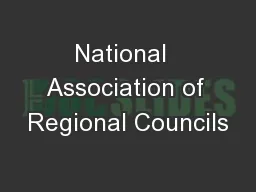 National  Association of Regional Councils
