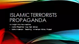 Islamic Terrorists Propaganda