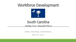 Workforce Development   South Carolina