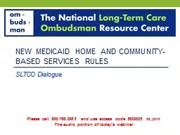 New Medicaid Home and Community-Based Services Rules