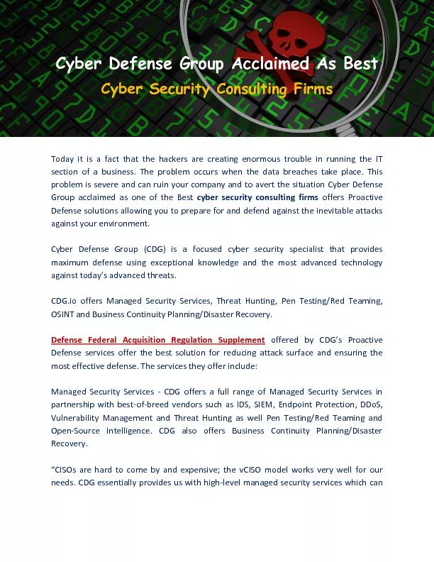 Cyber Security Consulting Firms