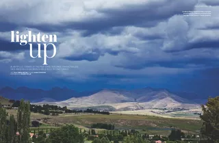 Lesothos Maluti Mountains form a dramatic backdrop to