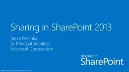 Sharing in  SharePoint 2013
