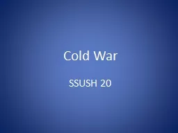 Cold War SSUSH 20 Bell Ringer
