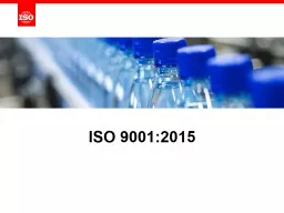 ISO 9001:2015 W hat is ISO 9001?