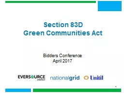 Section 83D Green Communities Act