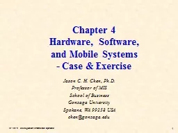 Chapter 4 Hardware, Software,