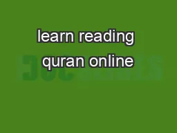 learn reading quran online