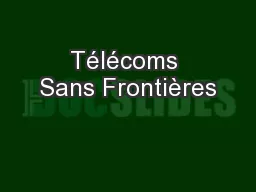 Télécoms Sans Frontières