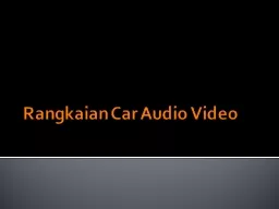 Rangkaian Car Audio Video