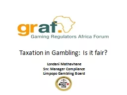 Taxation  in Gambling: Is it fair?