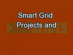 Smart Grid Projects and