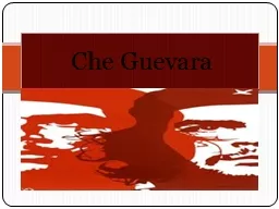 Che  Guevara Ernesto Guevara de la Serna