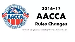 2016-17 NFHS Rules Changes