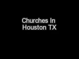 Churches In Houston TX