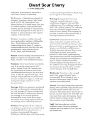 Dwarf Sour Cherry  a two page guide