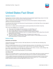 United States Fact Sheet  August  United States Fact S