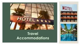 Travel Accommodations Copyright