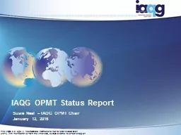 IAQG OPMT Status  Report