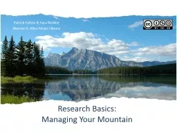 Research  Basics: Managing