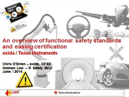 A n  overview of functional safety standards and easing certification