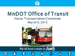 MnDOT Office  of  Transit