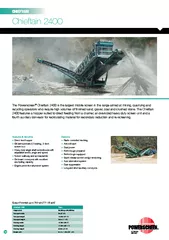 Chieftain  Features  Benets Direct feed hopper Oil bat