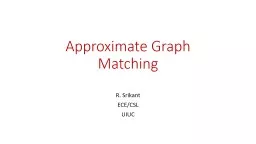 Approximate Graph Matching