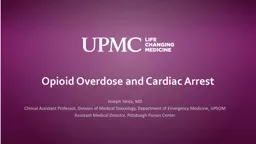 Opioid Overdose and Cardiac Arrest