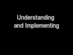 Understanding and Implementing