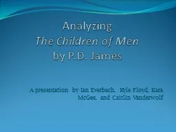 Analyzing  The Children of Men