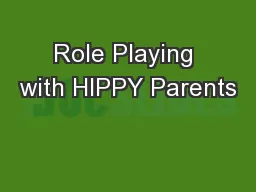 Role Playing with HIPPY Parents